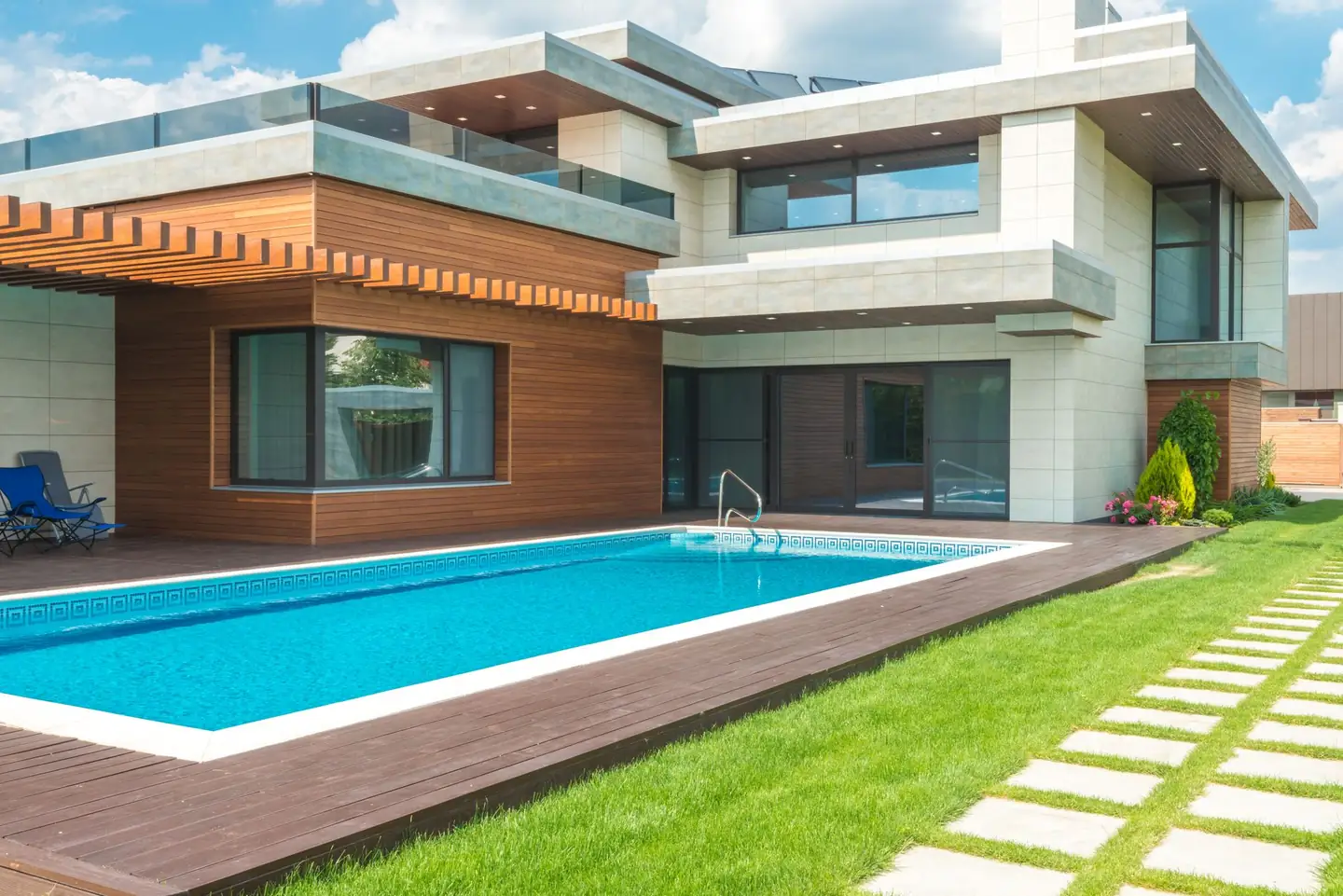Swimming pool built in Chisholm, NSW